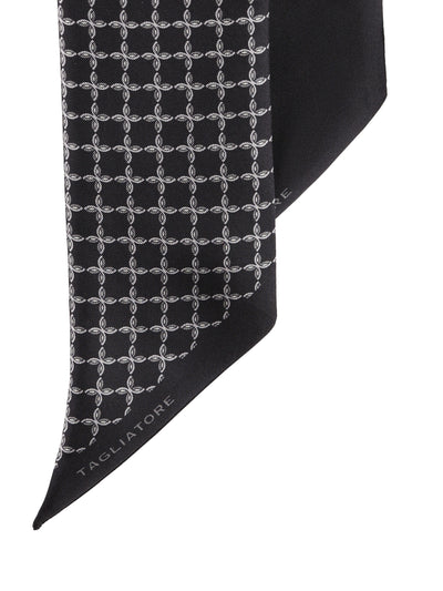 FOULARD8 AINTI26-02BLACK2111 TAGLIATORE