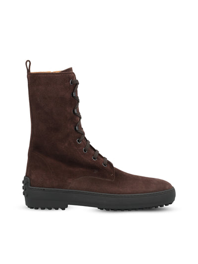 Stivale realizzato in pelle di vitello scamosciata. XXW84L0JU70RE0 S808 TOD'S