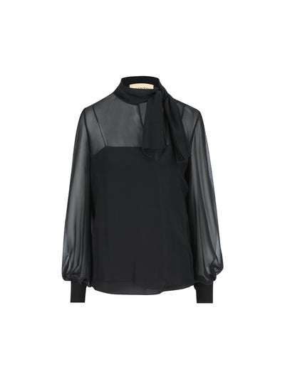 Blusa realizzata in seta. 9B0AECJ593M 0NO VALENTINO GARAVANI