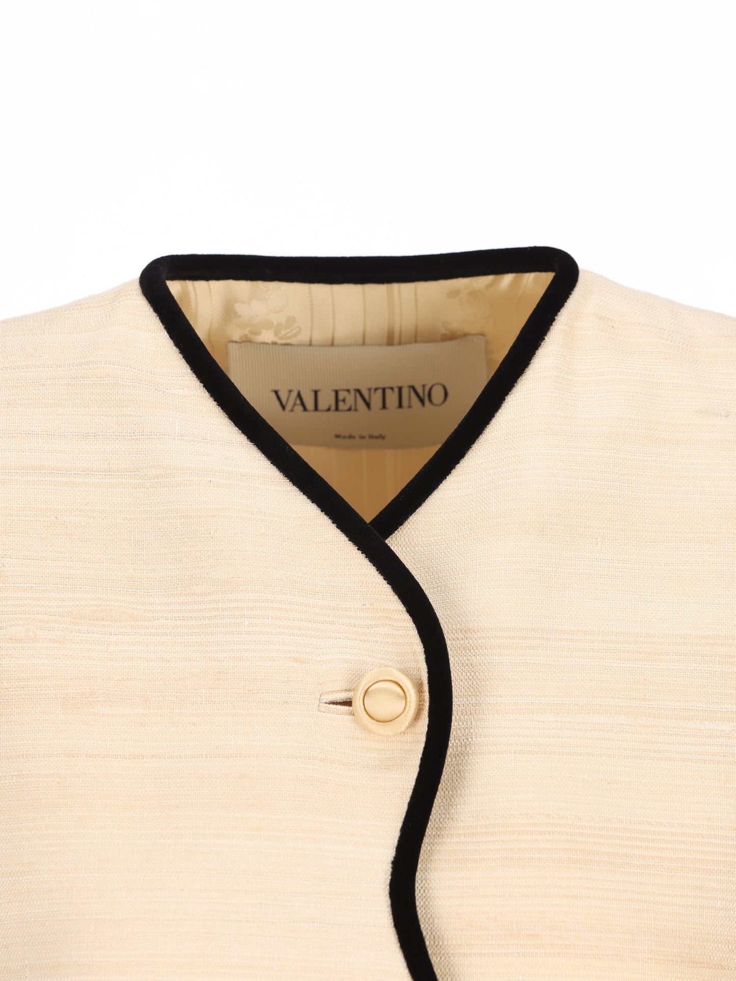 Giacca in silk linen canvas. 9B3CE5X5A9F 4KQ VALENTINO GARAVANI