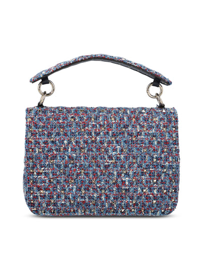 Borsa realizzata in tweed. 9W2B0122STT 3ES VALENTINO GARAVANI