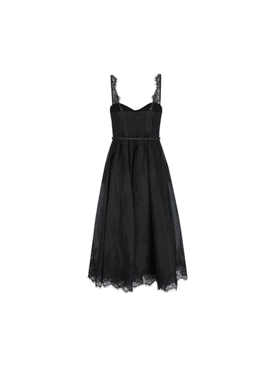 Abito realizzato in lino 0226DF261 BLK ZIMMERMANN