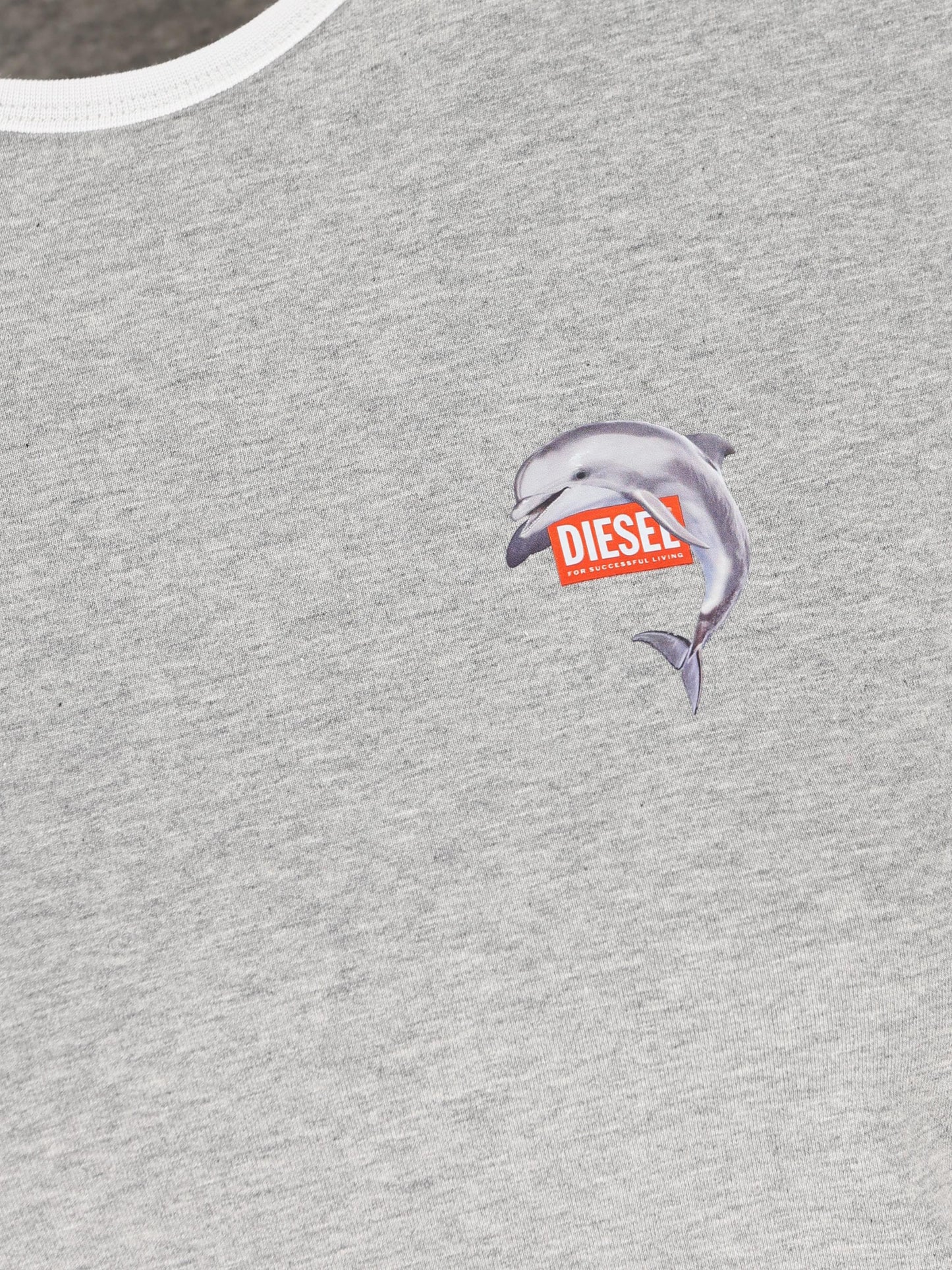 T-Shirt realizzata in cotone ed elastan. A21917 0QHHA9CB DIESEL