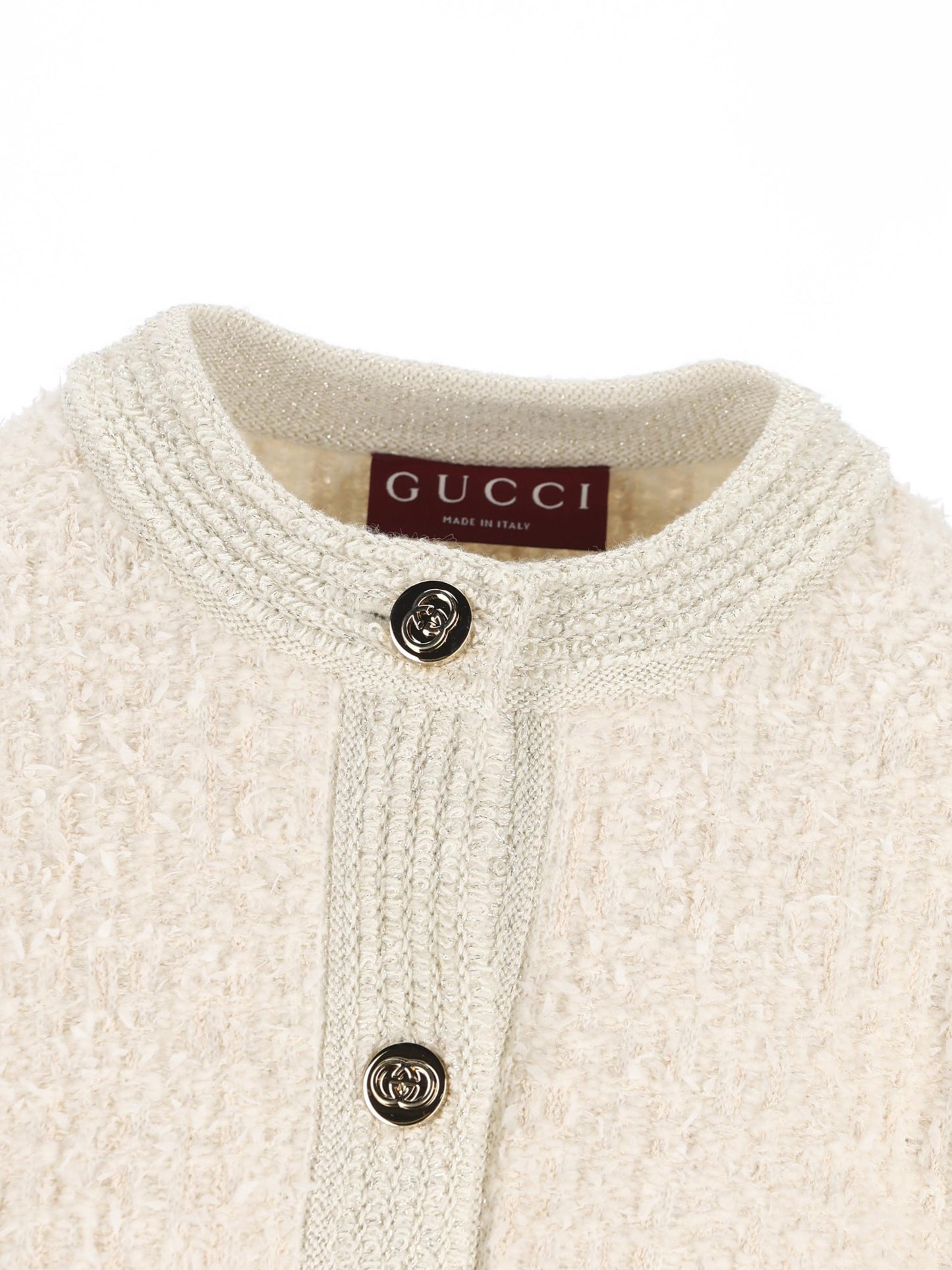Cardigan realizzato in lana e poliammide. 851946 XKFAR9943 GUCCI