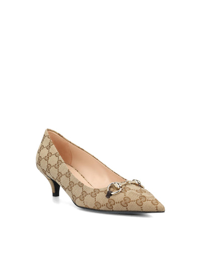 Décolleté realizzate in tessuto GG. 853466 KY9809744 GUCCI