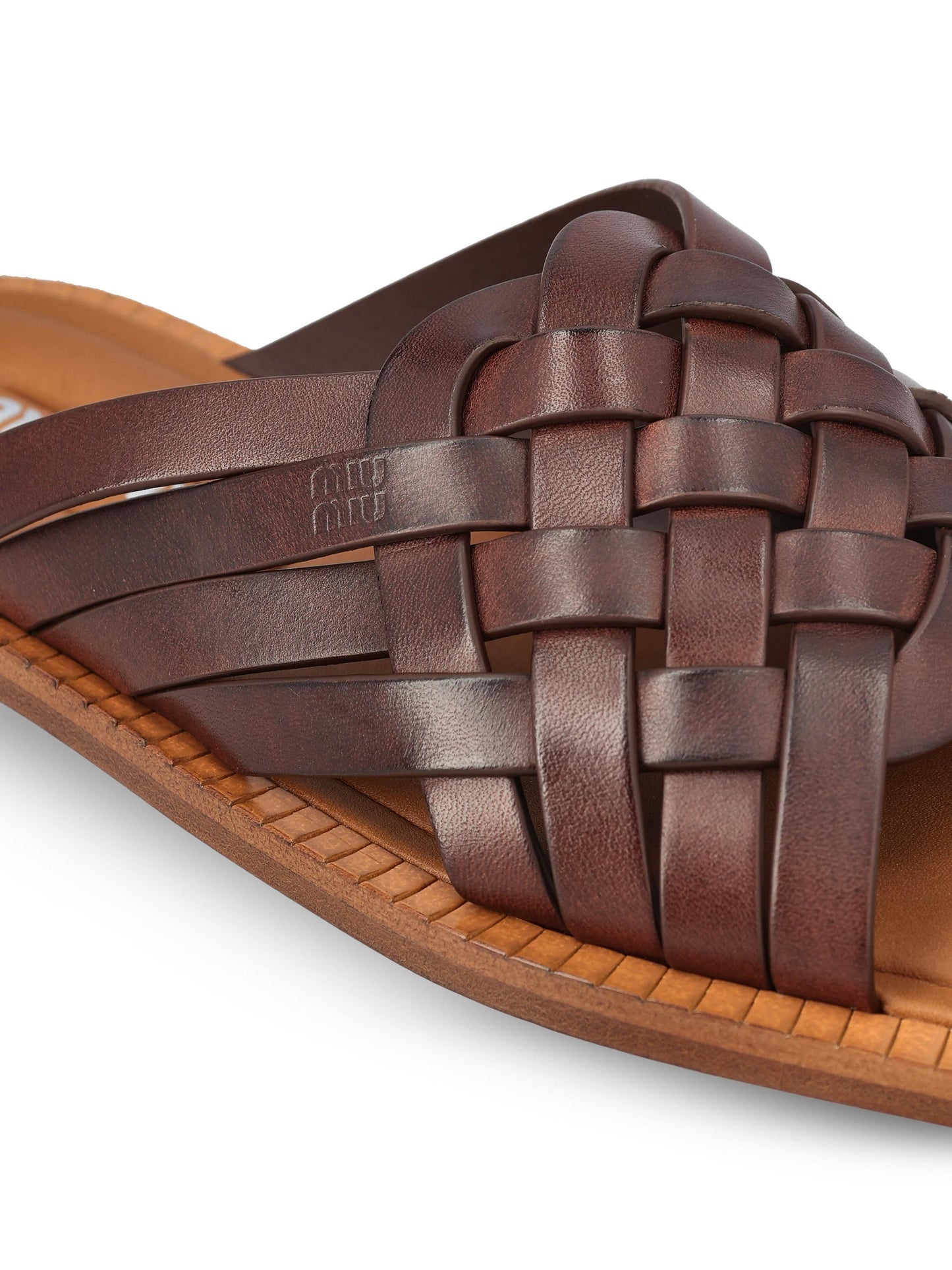 Sandali realizzati in pelle. 5XX678 3ZN8F0201 MIU MIU