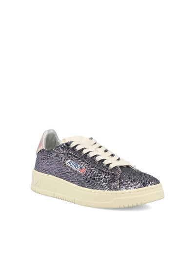 Sneakers realizzate in pelle e paillettes. ADLW TI02 AUTRY