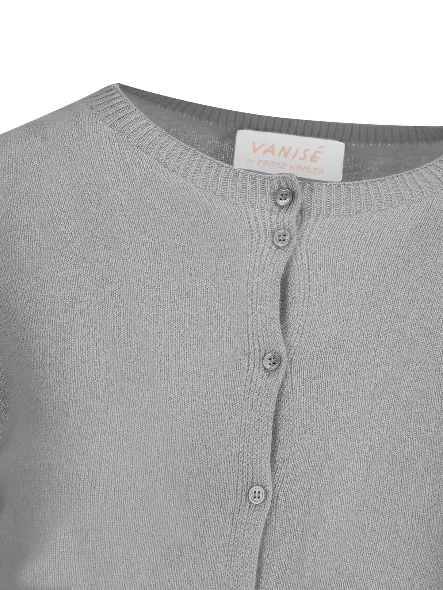 Maglia realizzata in cashmere. V33613 GRIGIO MEDIO VANISE'