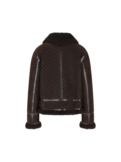 Giacca in pelle. 835526 XSAGB2037 GUCCI