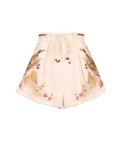 Shorts in lino. 4557ASS253 CRMPLMFLO ZIMMERMANN