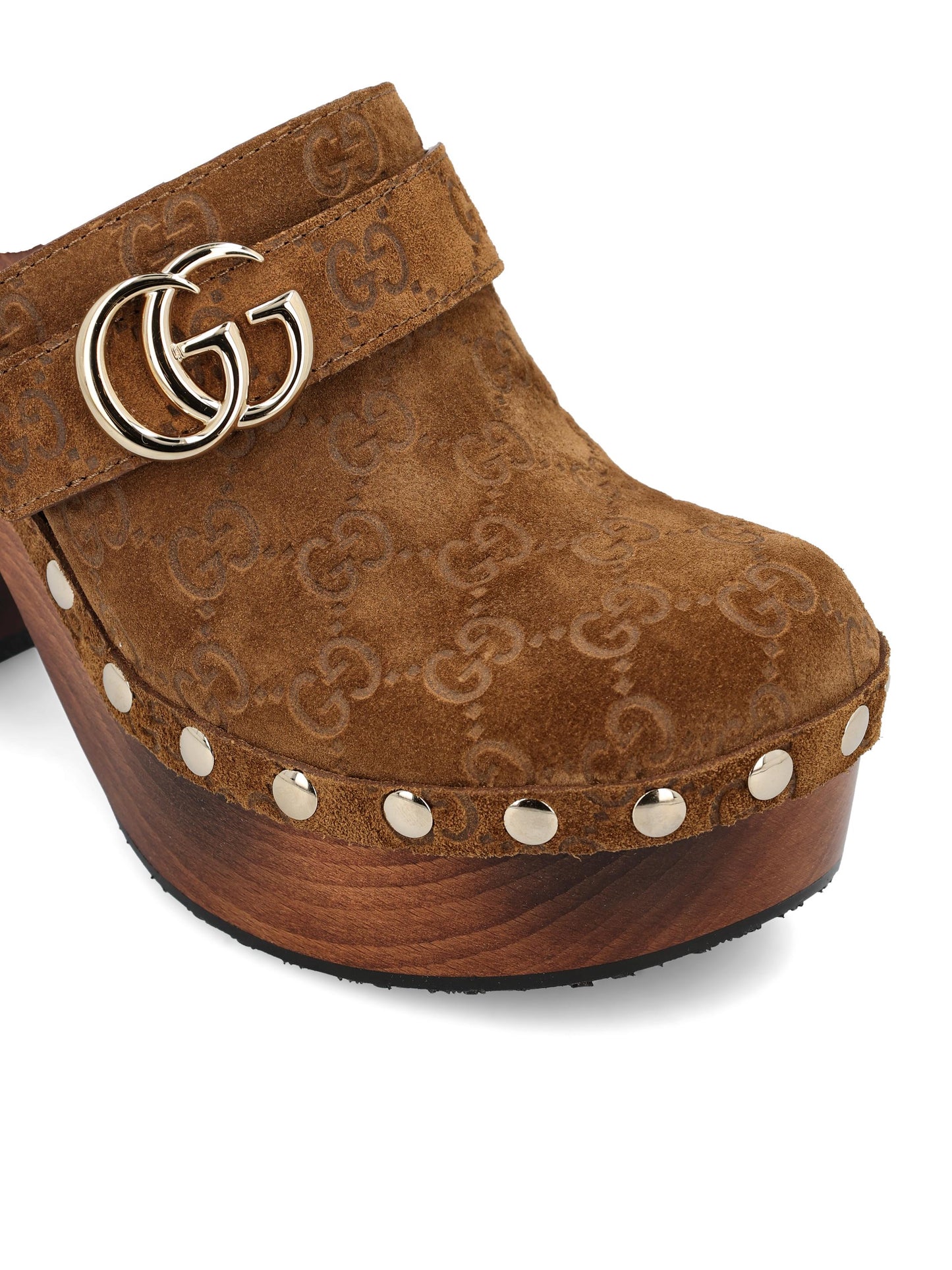 Zoccolo realizzato in pelle. 853690 AADUO2118 GUCCI