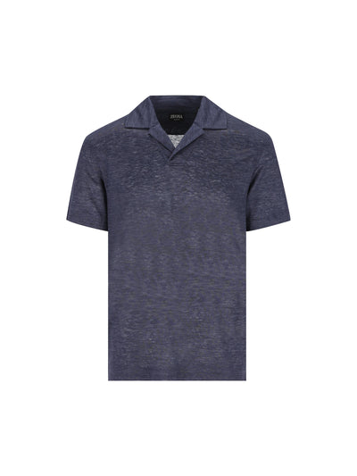 Polo realizzata in lino. UH352A3 H747422 ZEGNA