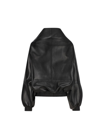 Giacca Avvolgente in pelle di agnello doppia liscia 871982 TUS111000 BALENCIAGA