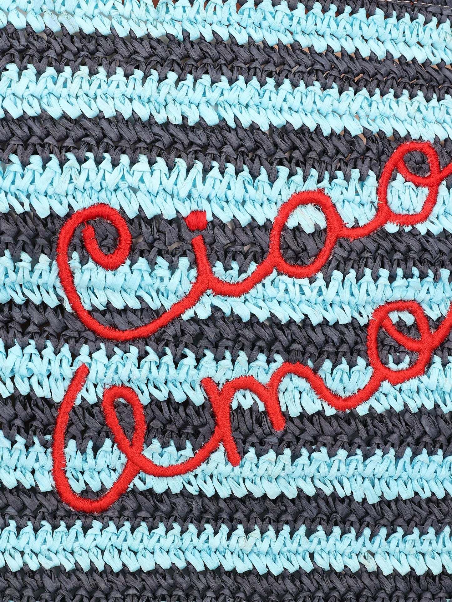 Tote bag in rafia. S25A03 2430 GIADA BENINCASA