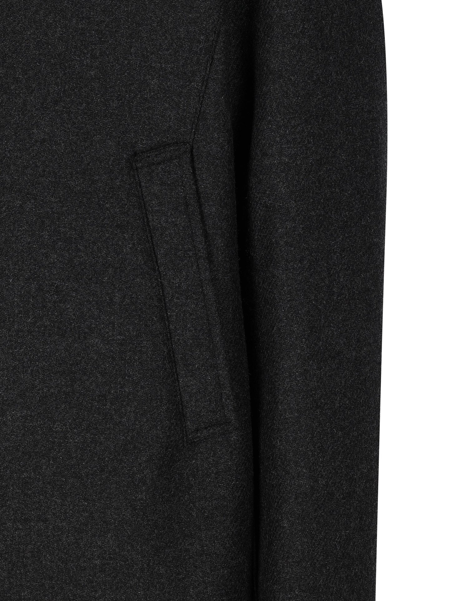 Cappotto in lana con collo removibile in eco-pelliccia CA000214U 33432R9490 HERNO