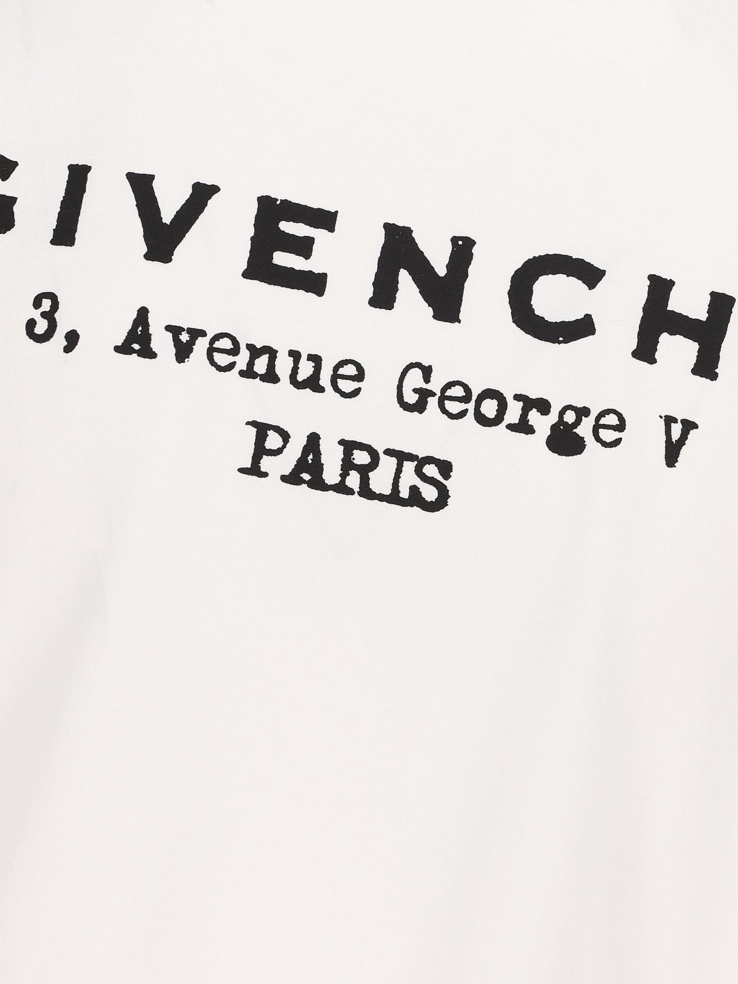 T-Shirt in cotone. BW70FJP75N 100 GIVENCHY