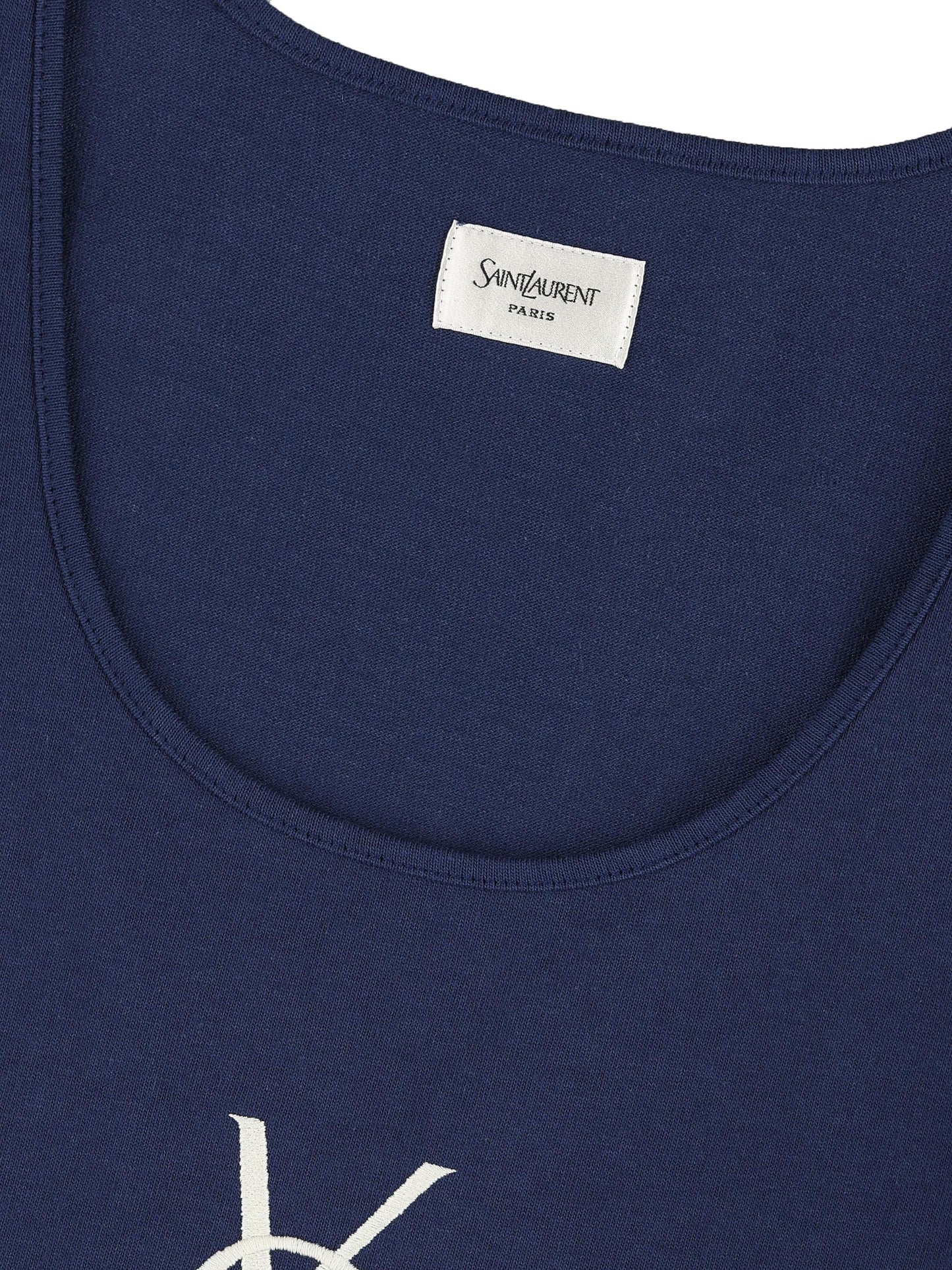 Top realizzato in cotone organico. 858319 Y38AK4069 SAINT LAURENT