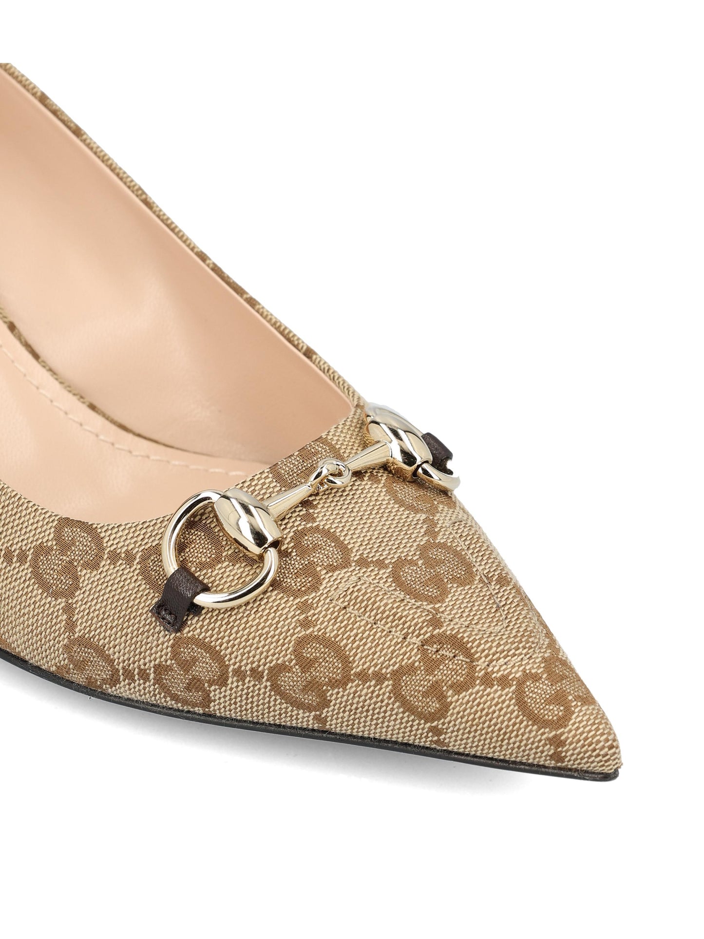 Décolleté realizzate in tessuto GG. 853466 KY9809744 GUCCI