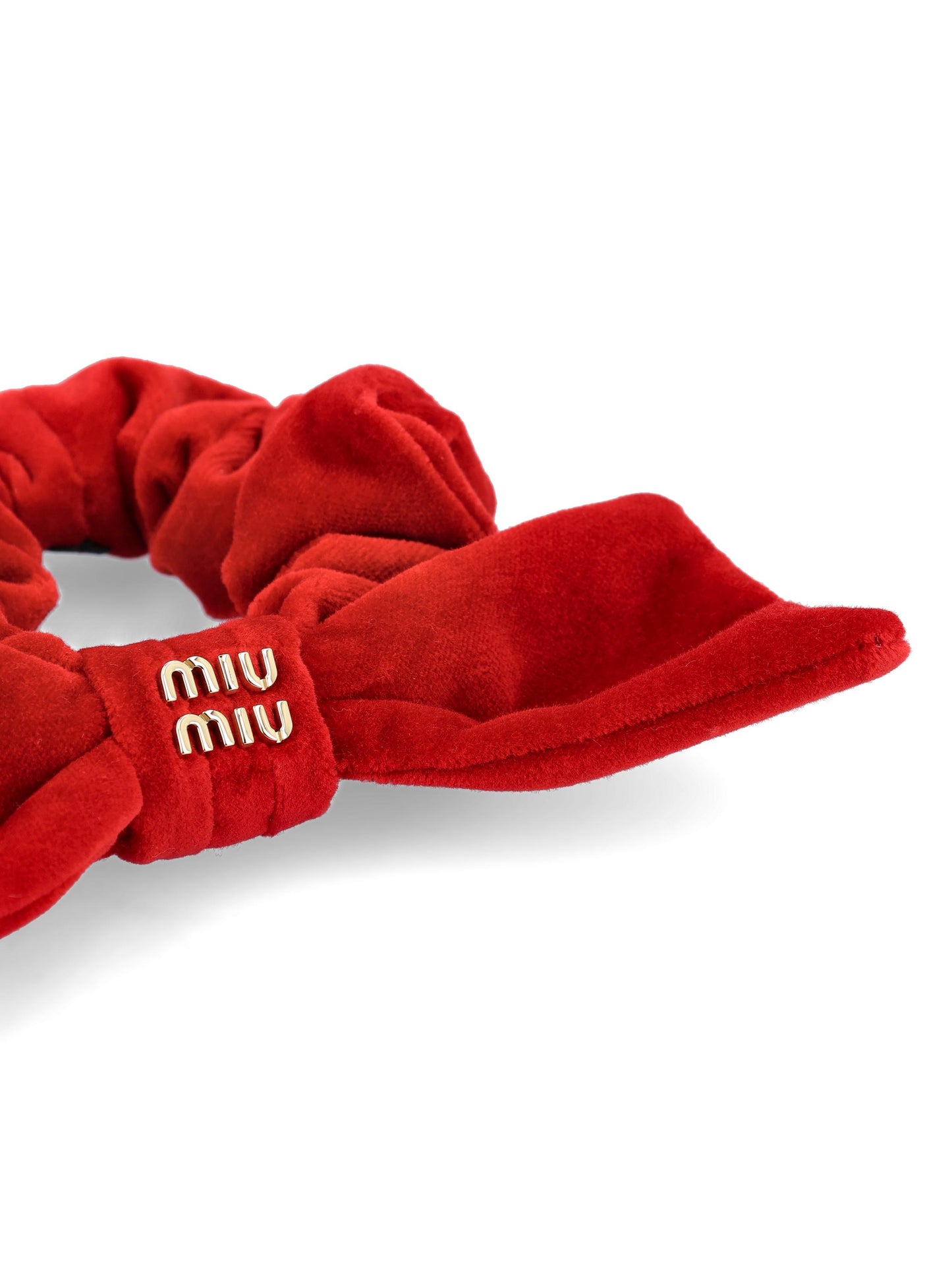 Elastico per capelli realizzato in cotone. 5IF181 068F0011 MIU MIU