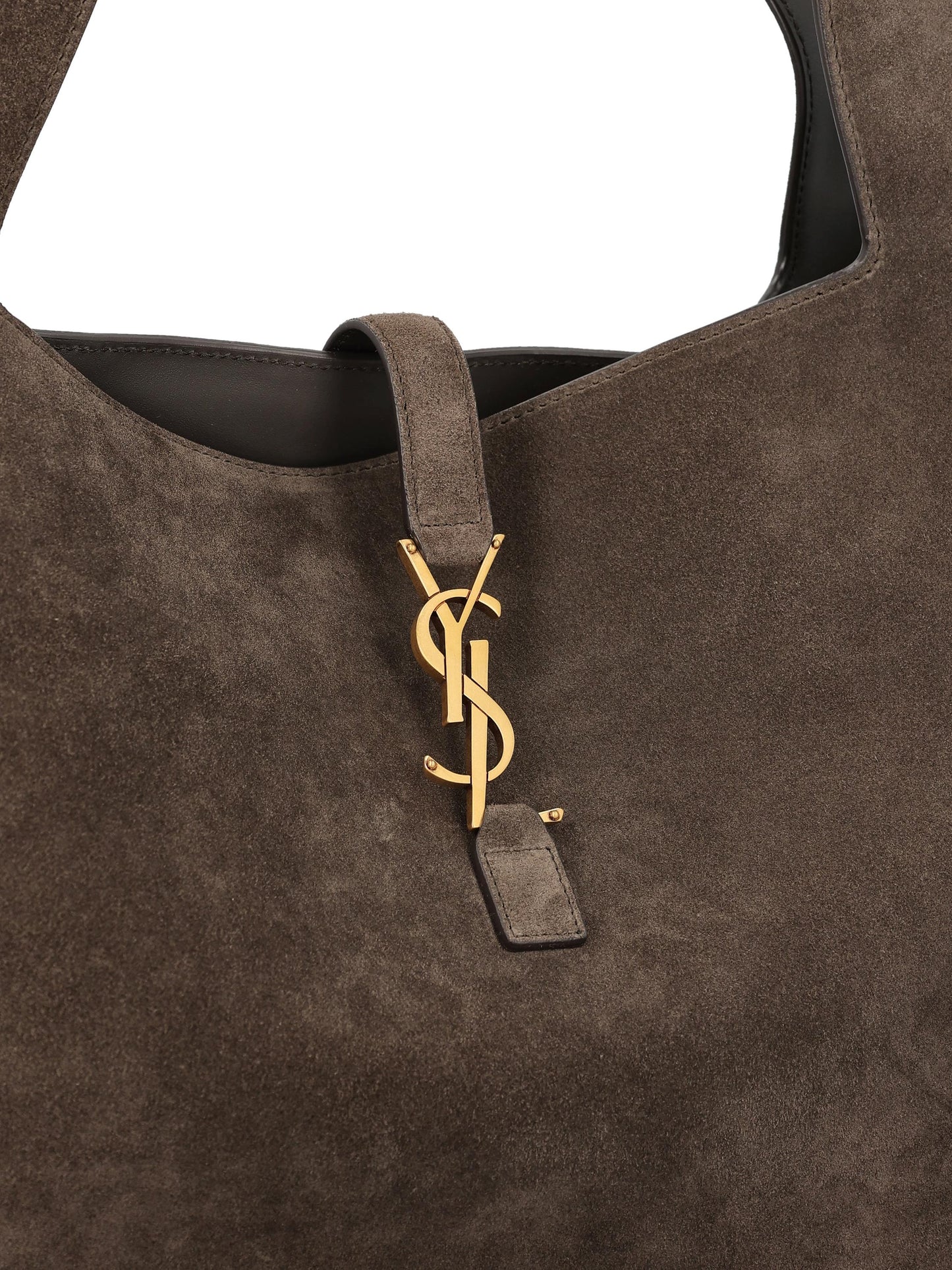 Borsa Le 5 à 7 Bea in Suede Urban Grey 763435 008IW1997 SAINT LAURENT