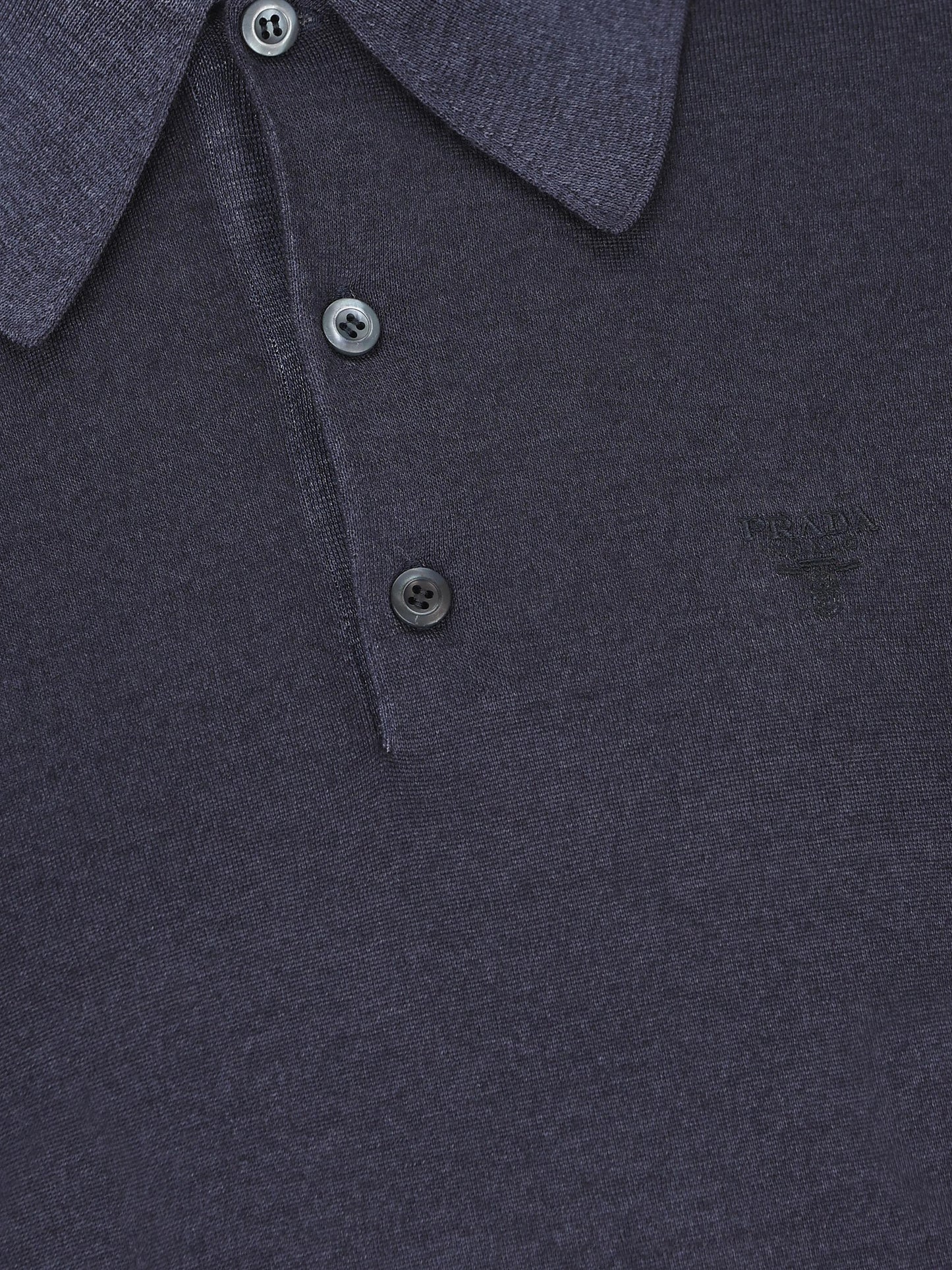 Polo realizzata in cashmere. UMB938 16EMF0008 PRADA