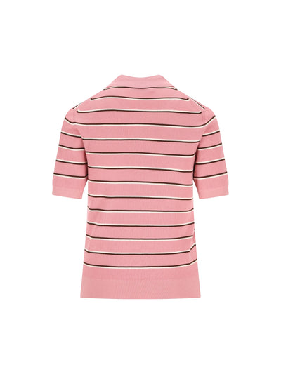 Polo realizzata in cotone. MMLB35 183MF0028 MIU MIU