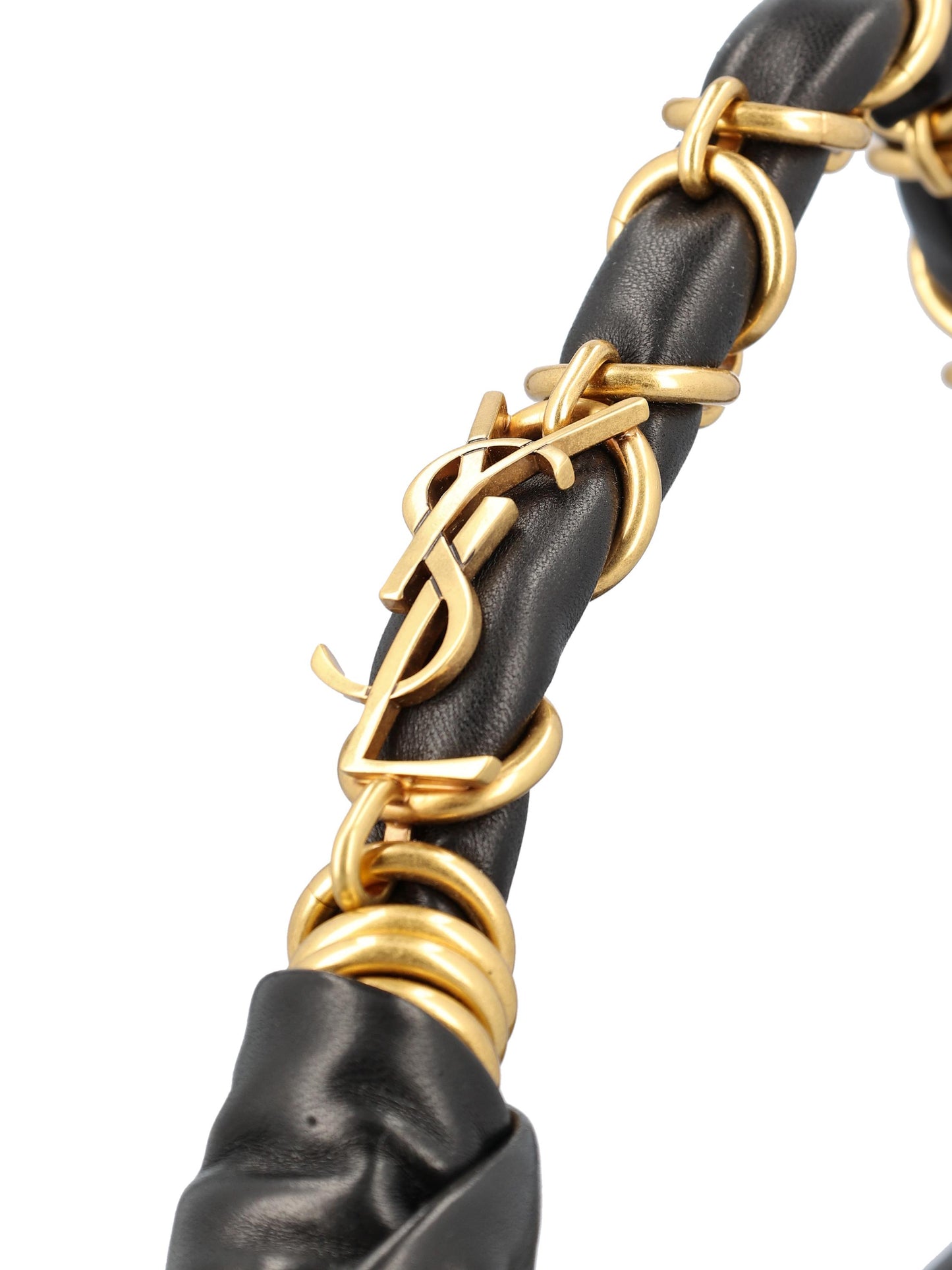 Borsa realizzata in pelle di agnello e metallo. 862558 AACX71000 SAINT LAURENT