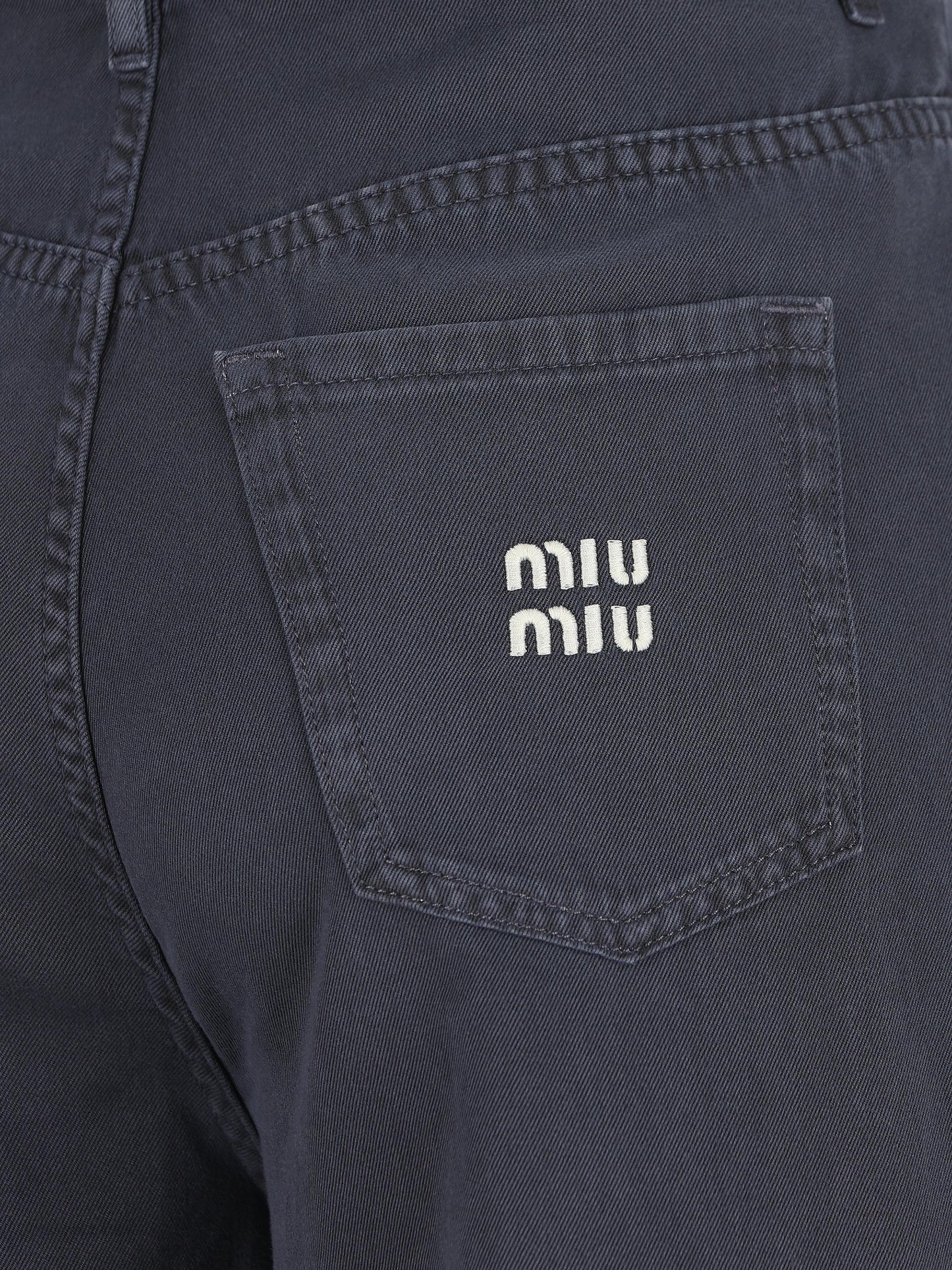 Jeans realizzati in cotone. GWP394 17AEF0170 MIU MIU