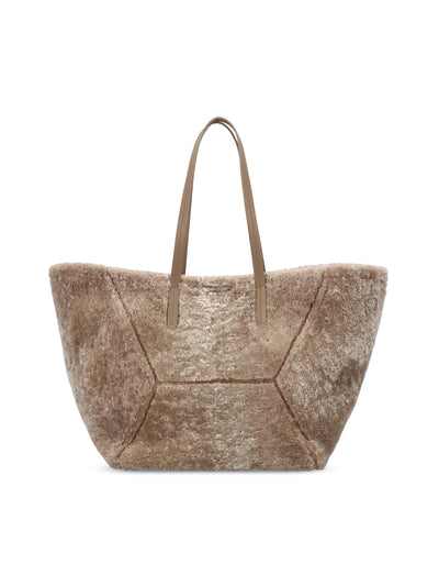 Borsa realizzata in pelliccia. MBLRD2571 C7890 BRUNELLO CUCINELLI