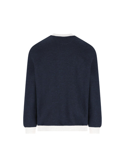 Felpa realizzata in cotone e lino. MR8313380G CD649 BRUNELLO CUCINELLI