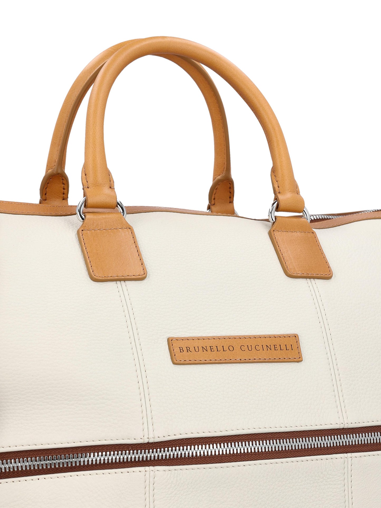 Borsa realizzata in vera pelle. MBATBU431 COK17 BRUNELLO CUCINELLI