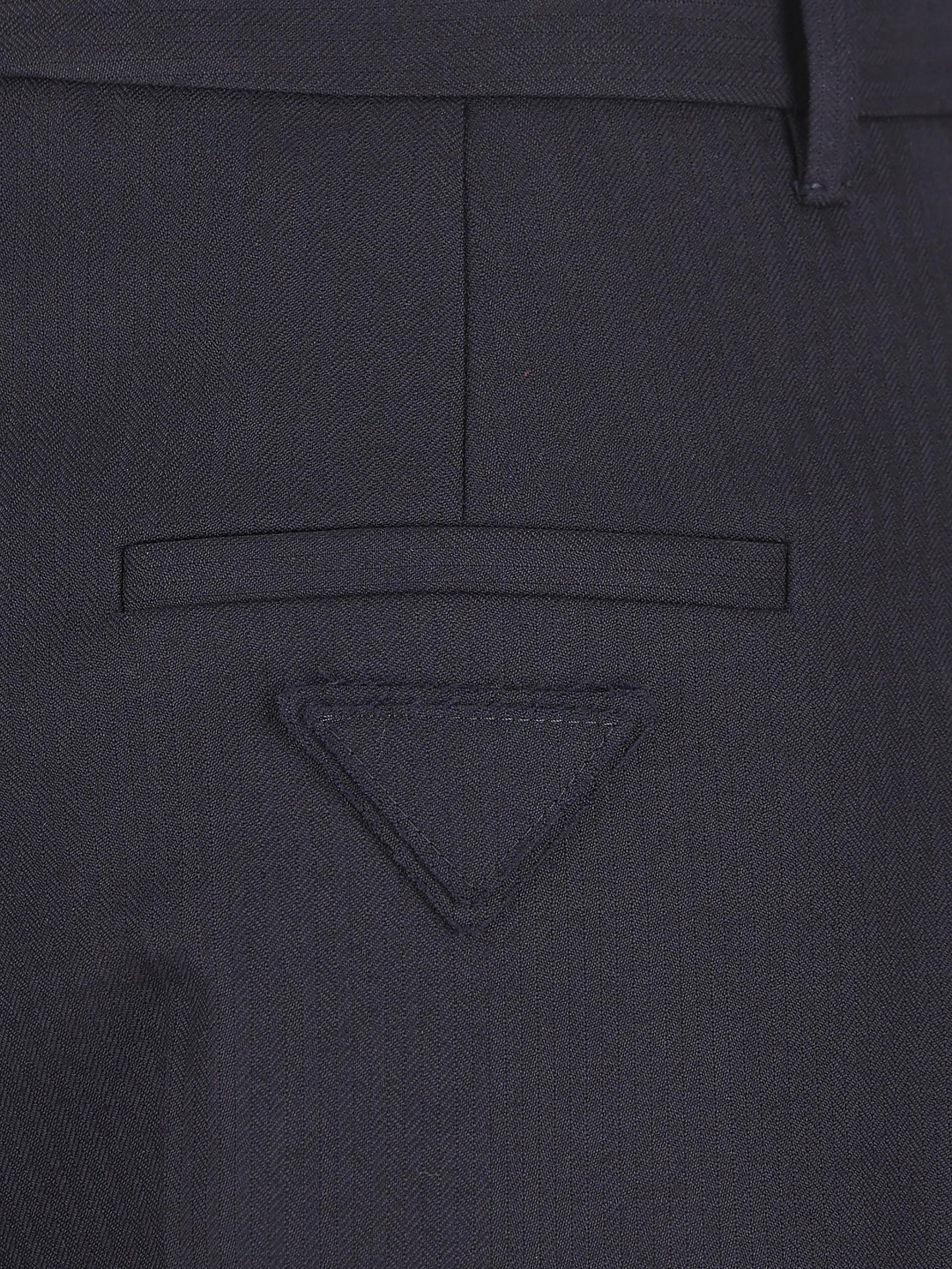 Pantaloni realizzati in lana vergine. P263J 16OXF0008 PRADA