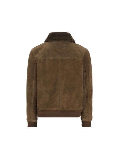 Bomber realizzato in pelle di pecora. 837294 YC2TB3352 SAINT LAURENT