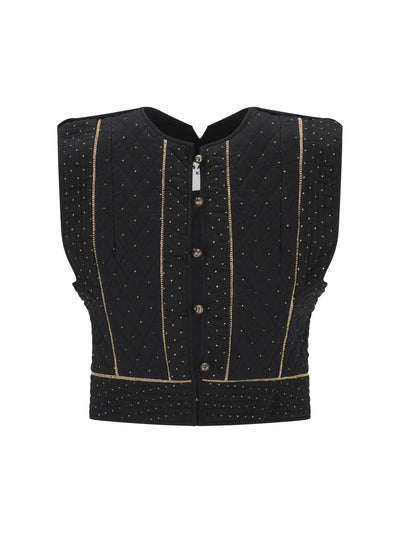 Gilet realizzato in cotone. 26PGI0078FA-D1J03E 01BK ISABEL MARANT