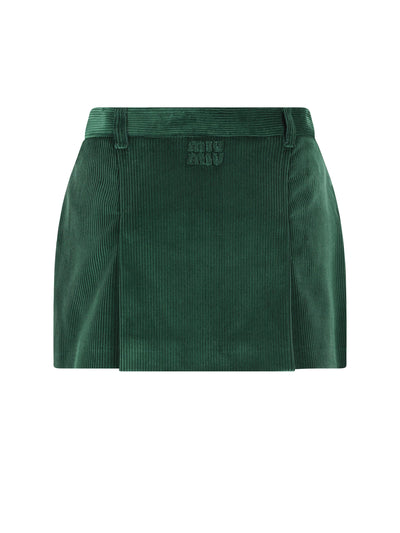 Gonna in cotone MG2515 13I4F0L76 MIU MIU