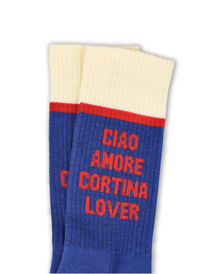 Calzini in cotone "Ciao Amore Cortina Lover" 2901BK 03 GIADA BENINCASA