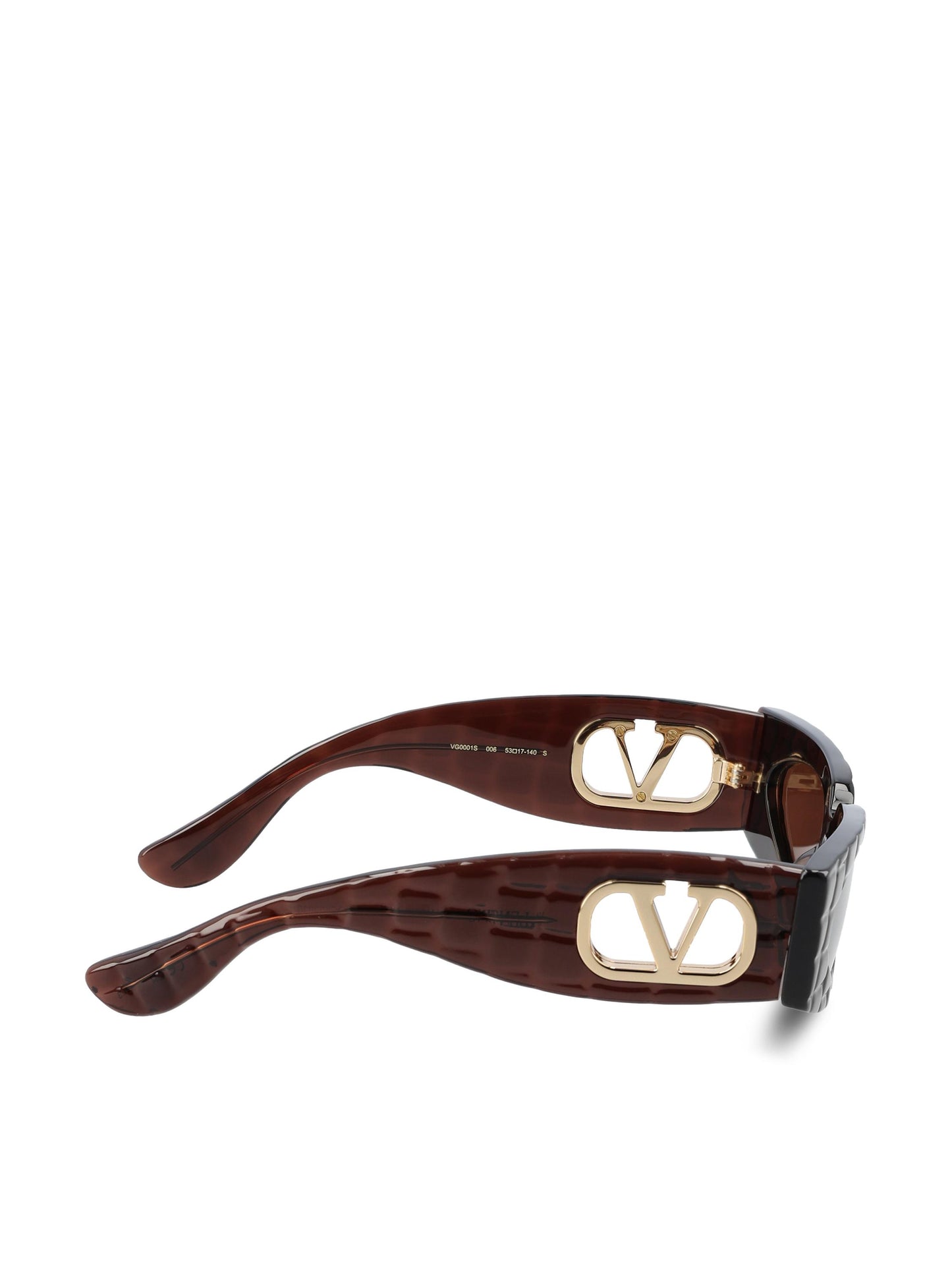 Occhiali da sole in acetato. VG0001S-006 BROWN-BROWN-BROWN VALENTINO GARAVANI