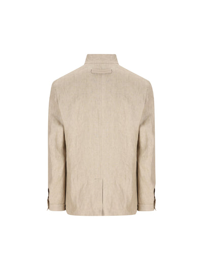 Giacca realizzata in lino. 373C72A3 1VHKQ0262 ZEGNA