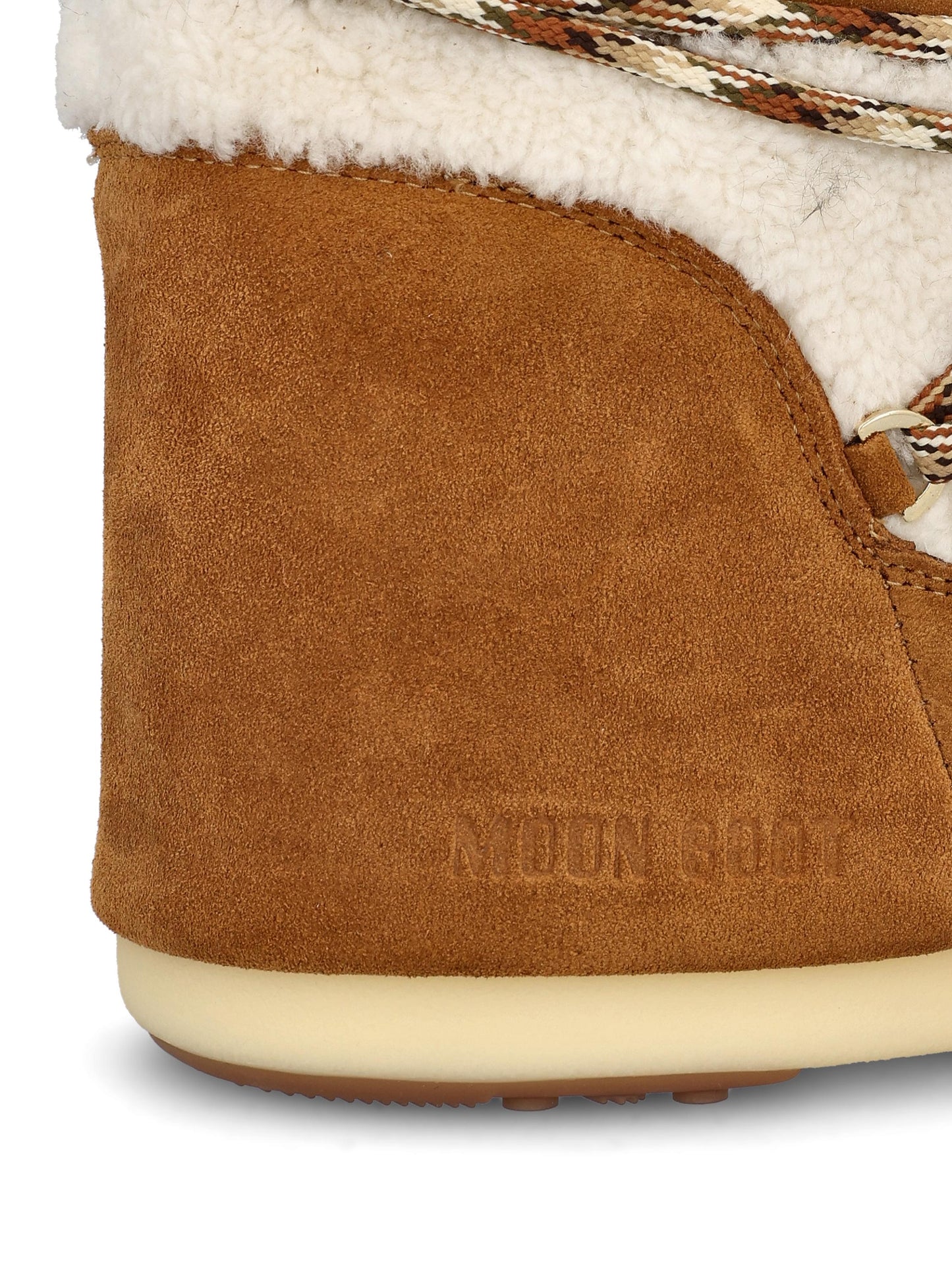 Stivale realizzato in pelle di pecora e pelle scamosciata. 80D1409580 MA03 MOON BOOT