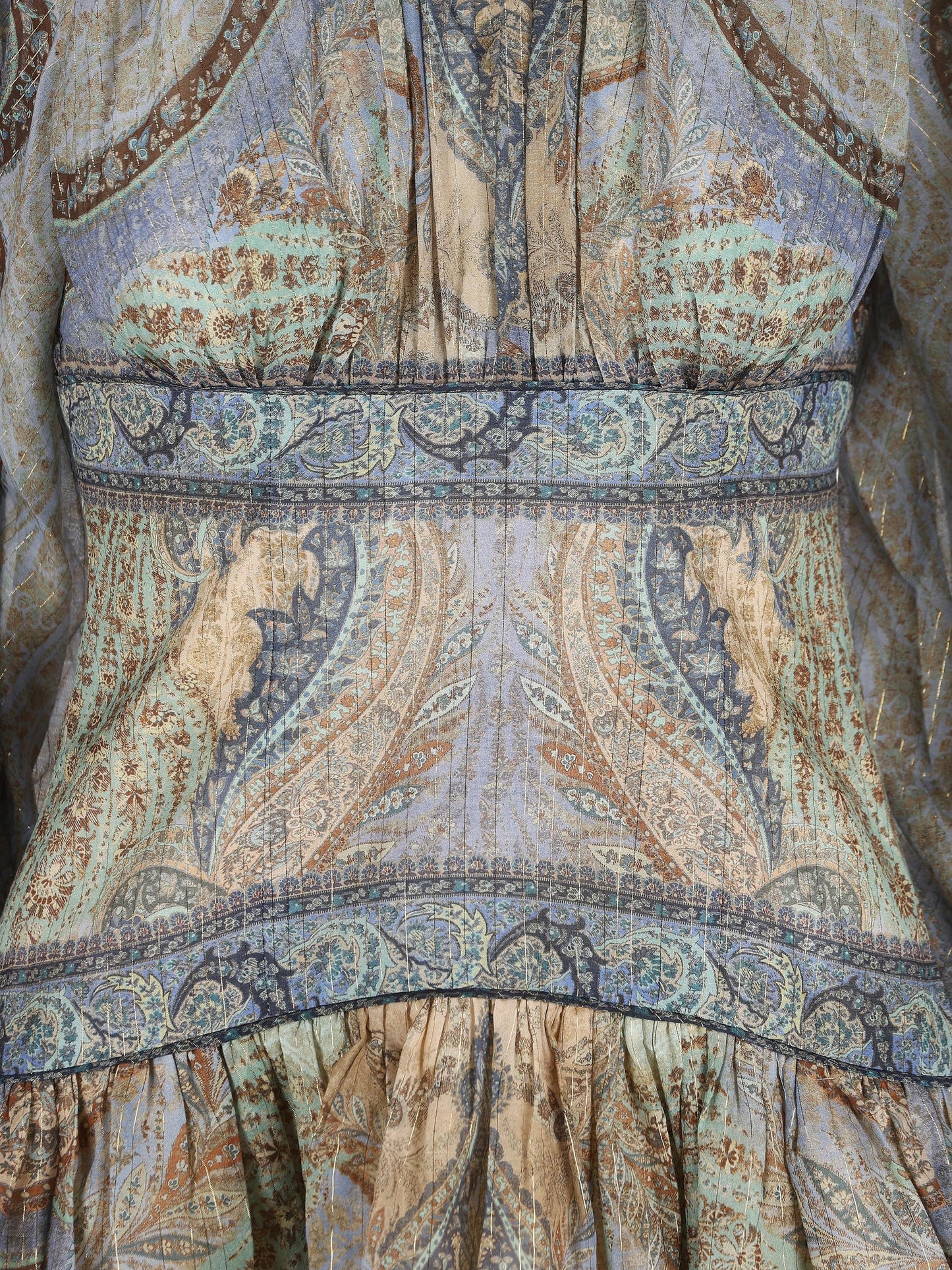 Abito realizzato in cotone misto seta. 5515DRS262 TPBL ZIMMERMANN