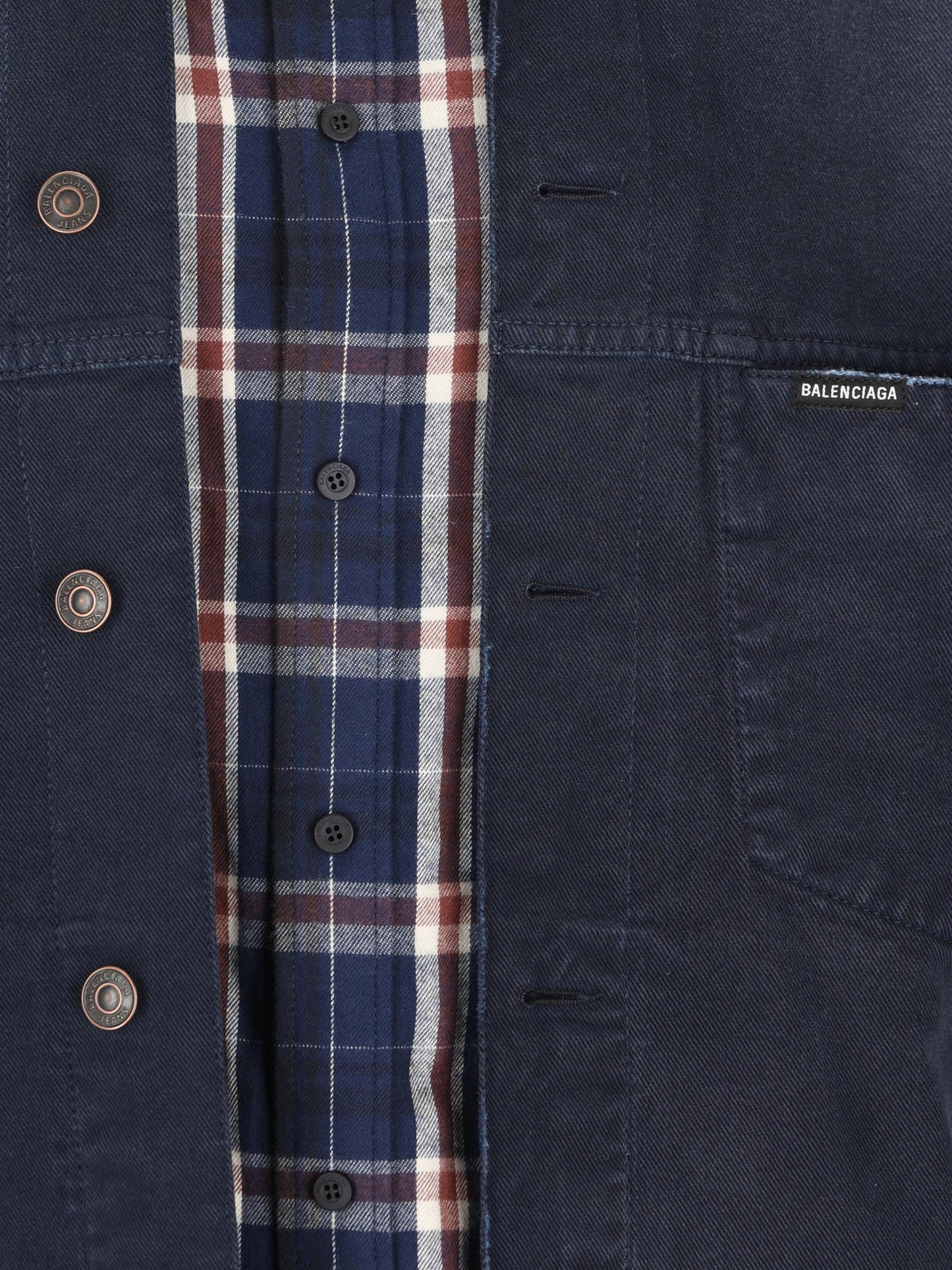 Giacca-camicia realizzata in cotone. 857174 TTW648074 BALENCIAGA