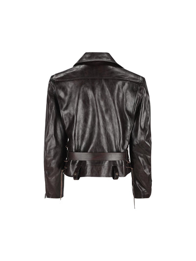 Giacca in pelle di vitello. 865713 YCVG22825 SAINT LAURENT