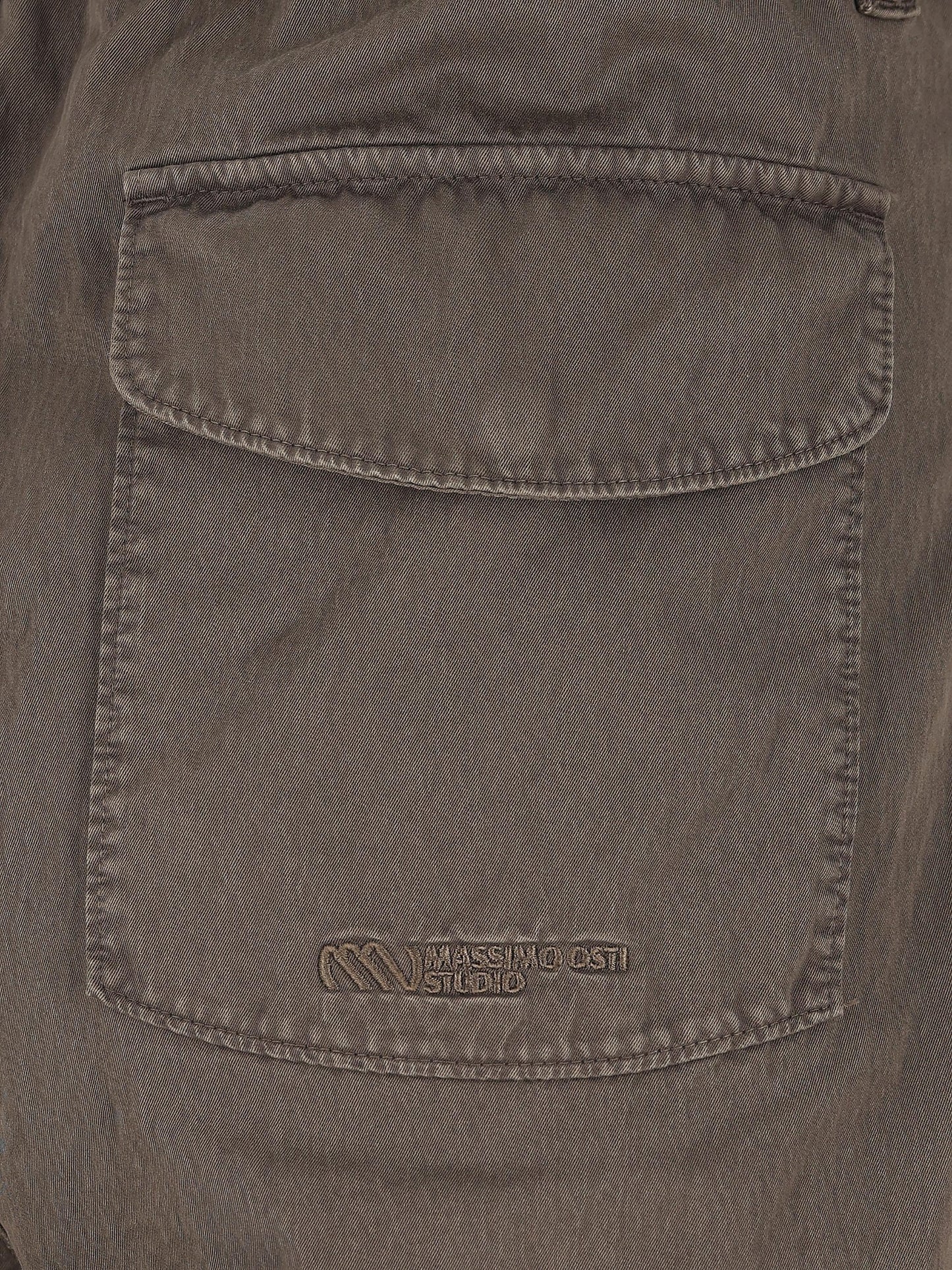 Pantaloni Co/Ny in gabardine tinto in capo 19MMPA006A 000012G922 MASSIMO OSTI STUDIO