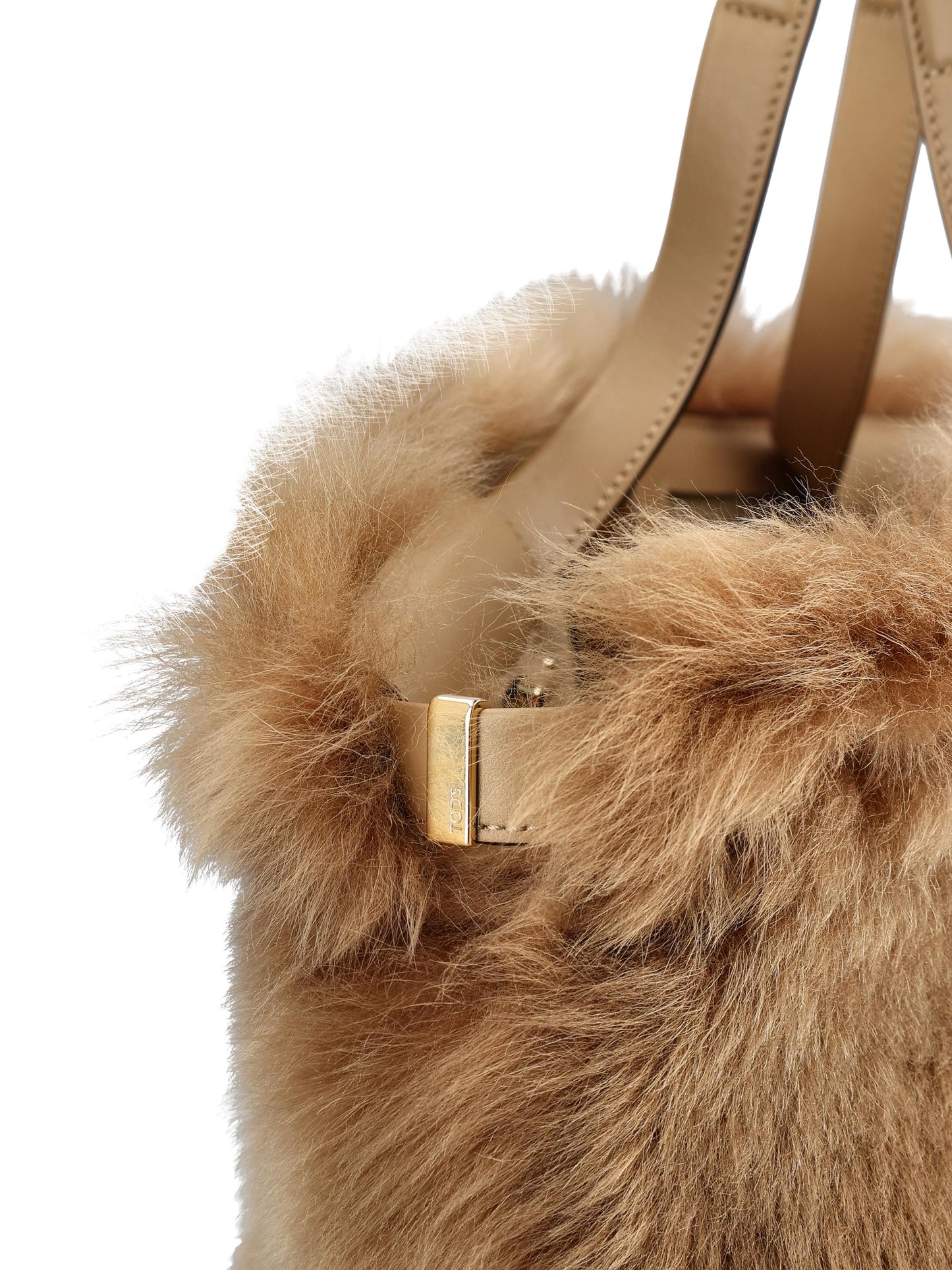 Borsa realizzata in pelliccia di agnello. XBWDBMAM250UQM C814 TOD'S