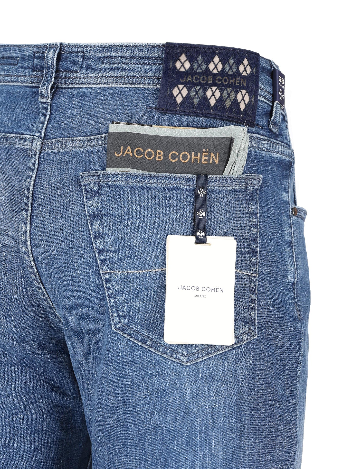 Jeans in denim blu QM004055 S4287V1200D JACOB COHËN