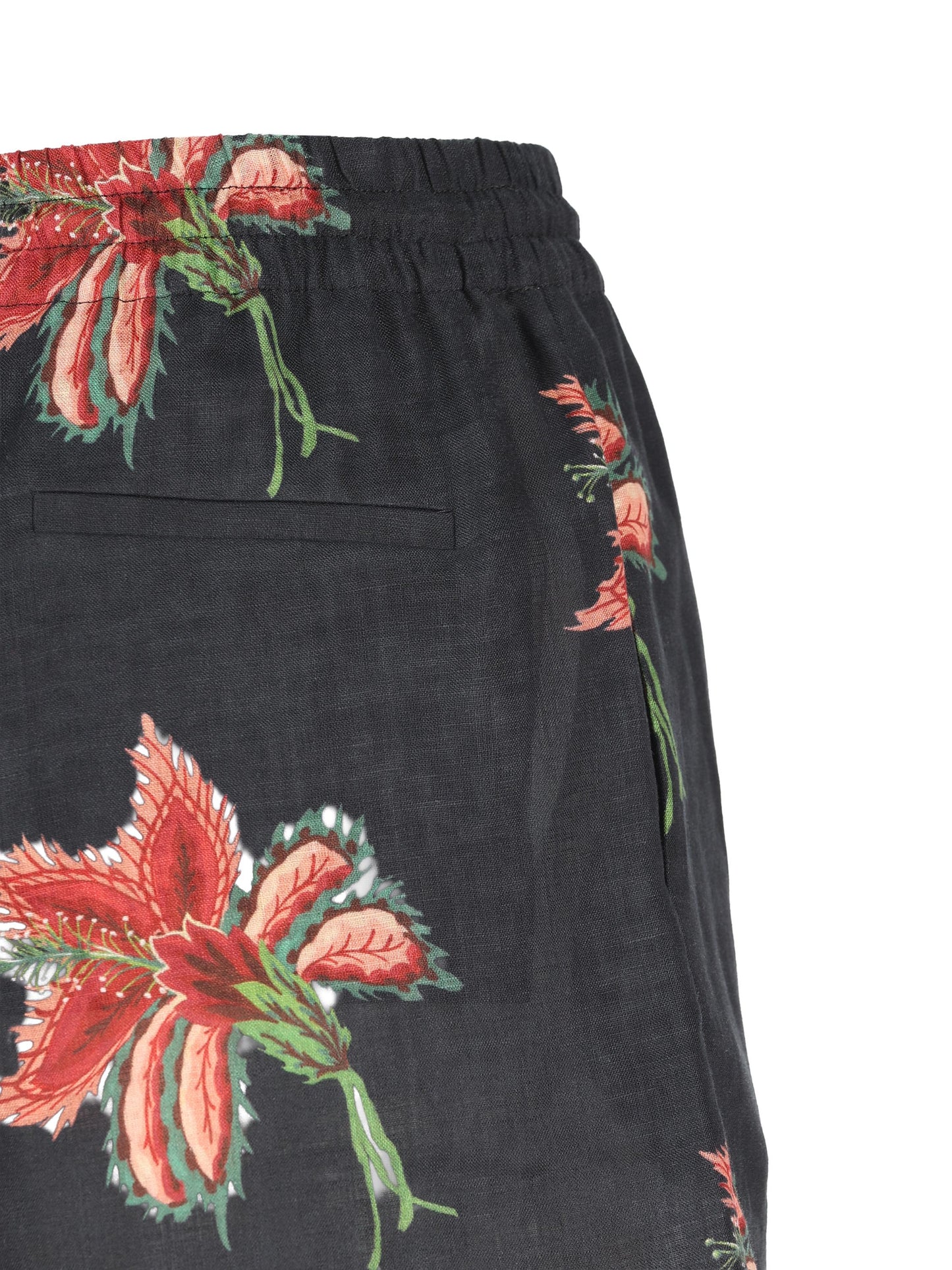 Shorts realizzati in lino. 8B3RF355A5M D5Y VALENTINO GARAVANI