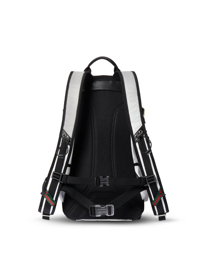 Zaino Piccolo in Nylon GG Jacquard Bianco 834477 FAEPA9041 GUCCI