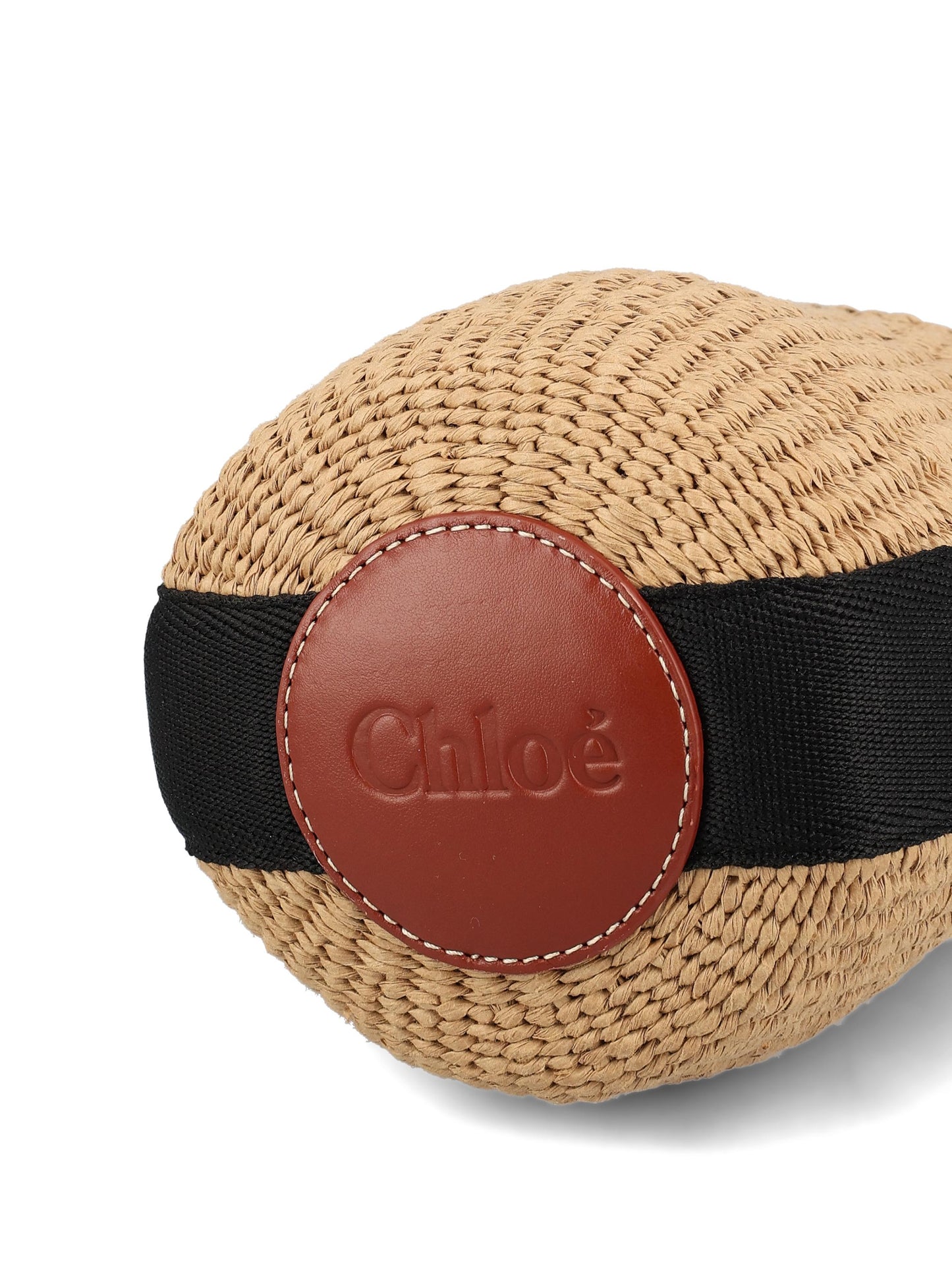 Borsa cesto Woody piccola in fibre naturali CHC23AS381L18 915 CHLOE'