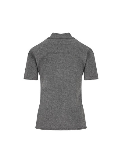 Polo in puro cashmere MML01V 19DJF0480 MIU MIU