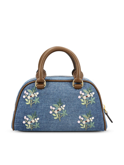 Mini bauletto in denim. 8W0P0AX7MDU AXM VALENTINO GARAVANI